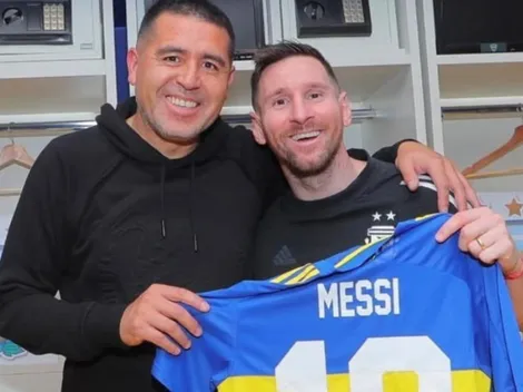 Se viene la despedida de Riquelme: la respuesta de Messi a la invitación de Román