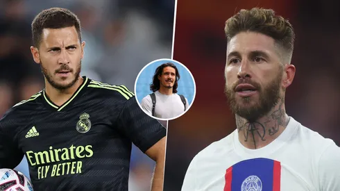 Hazard y Ramos fueron virales en las redes de los hinchas de Boca. Fotos: Getty