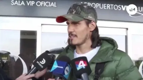 Cavani habló de su pase a Boca.