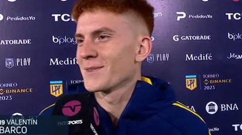 Valentín Barco en Boca