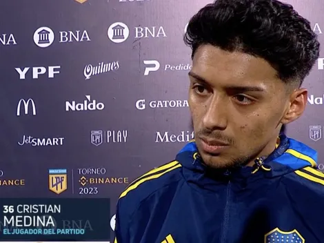 Medina marcó y habló sobre su cambio de posición: "Almirón me puso..."