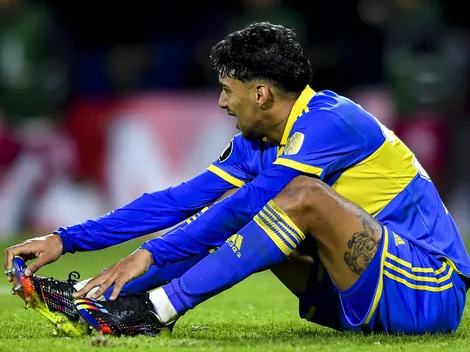 Increíble imangen: la pierna de Medina tras la plancha de Godoy en Boca vs. Huracán