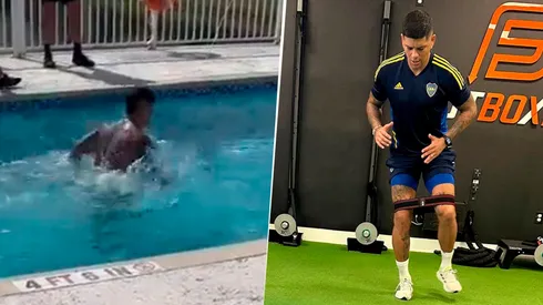 Marcos Rojo entrena en Miami
