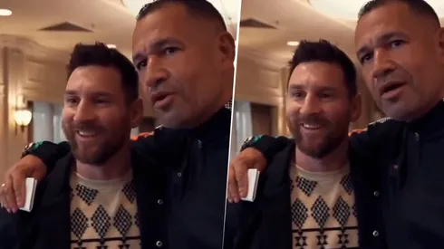 Chipi Barijho y un pedido especial a Messi (captura: todosobreroman)