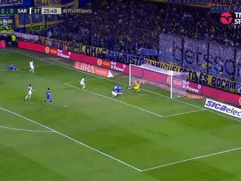 VIDEO | De goleador: Merentiel marca el 1 a 0 para Boca vs. Sarmiento