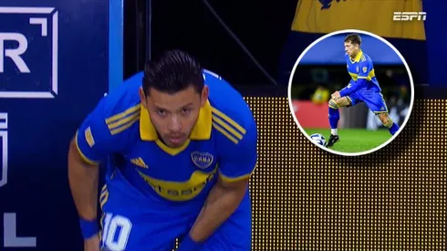 Oscar Romero en Boca vs, Sarmiento