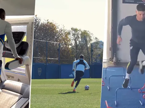 Batista y un esperanzador mensaje sobre los lesionados: "Un día muy positivo para todo Boca"