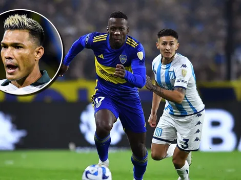 No le quedó otra: el guiño de Teo Gutiérrez a Boca antes del partido contra Racing