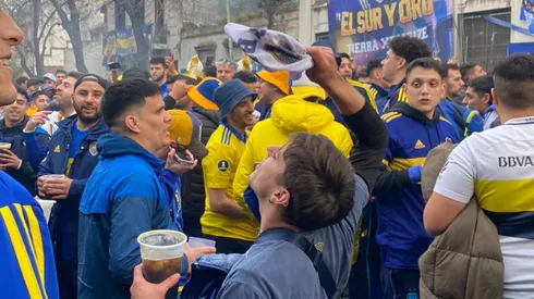 Fiesta popular en La Boca.