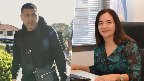 Riquelme, duro contra Celsa Ramírez. Foto: Boca oficial