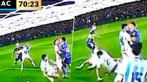 El penal que reclama todo Boca (captura)