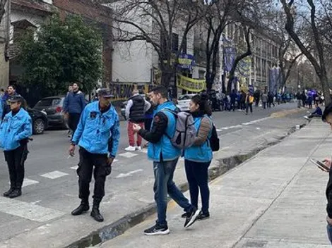 Los hinchas de Boca, desplazados por la policía en Irala: qué pasó