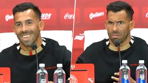 Tevez fue presentado como DT de Independiente.