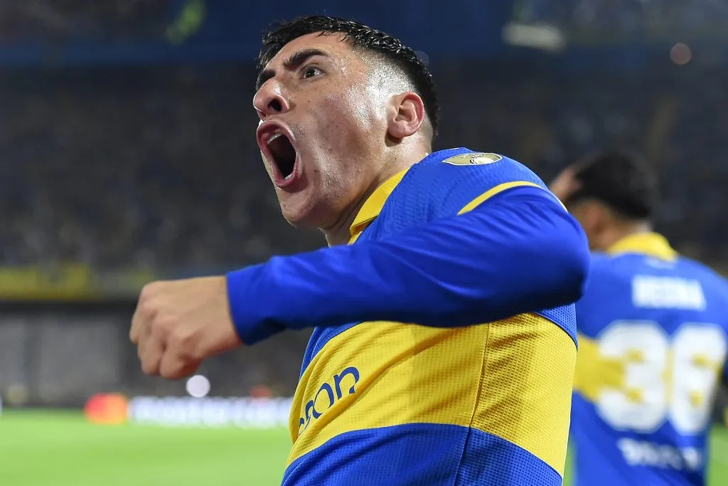 Miguel Merentiel en Boca (Getty Images)