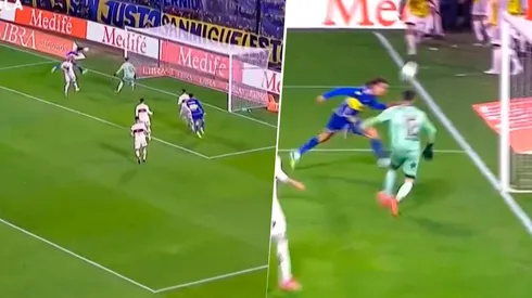 El espectacular relato del gol de Cavani a Platense. Foto: Captura