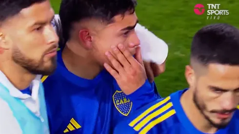 Se confirmó la lesión de Langoni. (Captura TNT Sports)