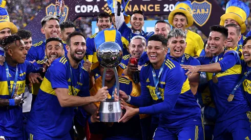 Festejo xeneize en Córdoba. Foto: Getty