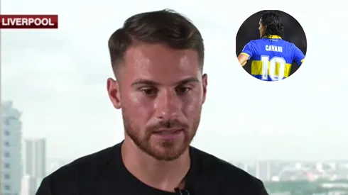 Mac Allister opino sobre la llegada de Cavani.