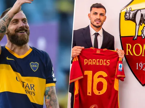 De Rossi le pidió a Paredes que use su camiseta en Roma y le dedicó un mensaje en redes