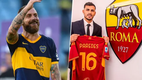 De Rossi y un mensaje para Leandro Paredes. (Getty/AS ROMA)