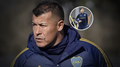 Almirón planea el partido vs. Tense. Foto: Getty