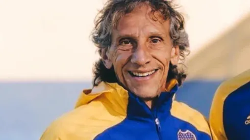 Gayoso, feliz en Boca. Foto: Prensa CABJ