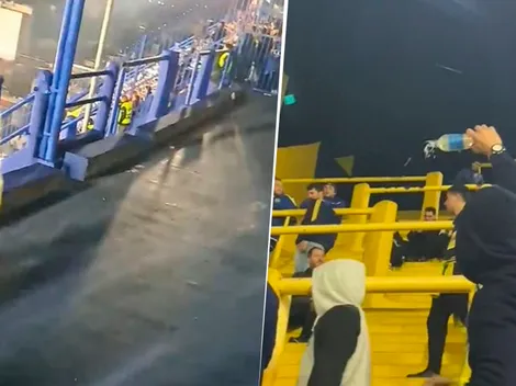 VIDEO | Las gastadas de los hinchas de Boca a los de Nacional en La Bombonera