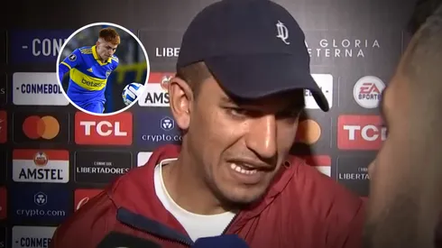 Polenta, contra Barco. (Captura TyC Sports)