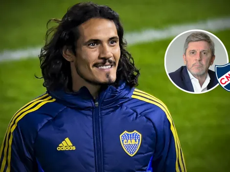 El presidente de Nacional calentó la previa y le apuntó a Cavani: "Ojalá que..."