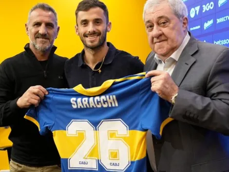 La chicana de Boca a River luego de la presentación oficial de Saracchi