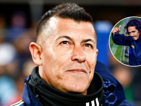 ¿Lo pone en la vuelta? Almirón contó los planes que tiene para Cavani