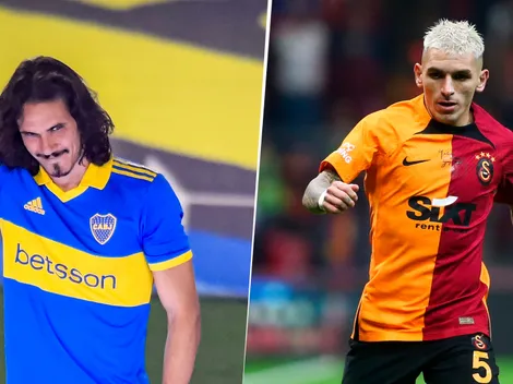 El intercambio entre Torreira y Cavani luego de la presentación de Edinson en Boca: "Este nuevo sueño..."