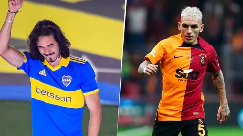 El intercambio entre Torreira y Cavani (Getty)