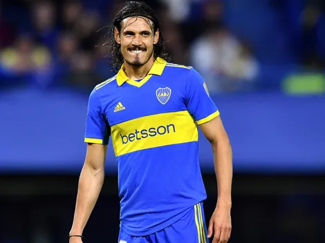 ¿Le traerá suerte? Cavani recibió una visita especial antes del Superclásico