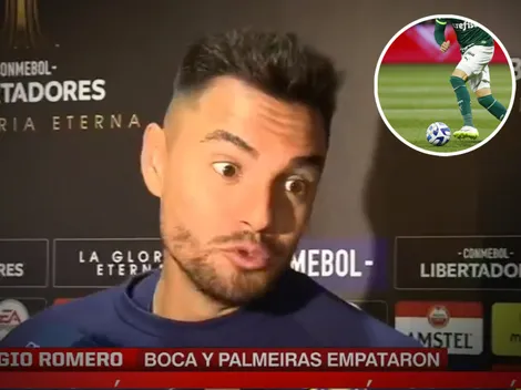 El picante comentario de Chiquito Romero sobre el césped sintético de la cancha de Palmeiras