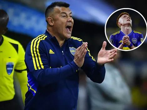 Habló Almirón: por qué sacó al Colo Barco y cómo vio a Cavani