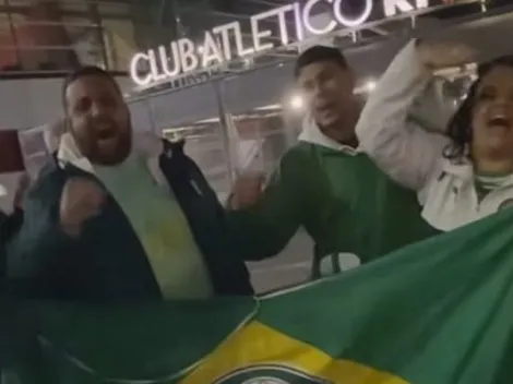 VIDEO | Un grupo de hinchas de Palmeiras fue al Monumental: "El estadio de Boca..."