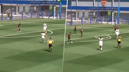 El golazo de Benitez. (Captura)