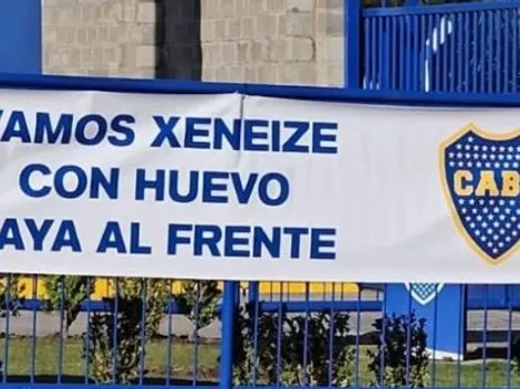 Las banderas que aparecieron en Boca Predio, a horas de la semi vs. Palmeiras: “Jugadores…”
