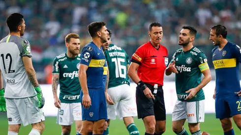 Último enfrentamiento entre Boca y Palmeiras. Foto: Getty