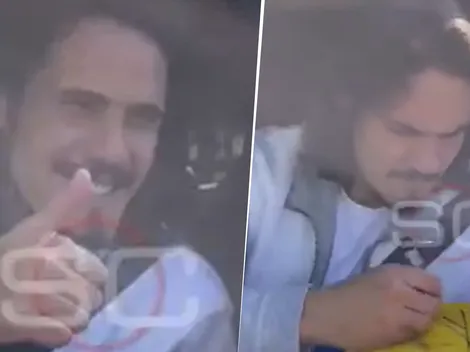 VIDEO | Lo hizo reír: el comentario de un hincha de Boca para Cavani sobre el duelo ante Palmeiras