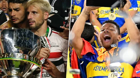 San Pablo, con la Copa de Brasil. Boca, con la Supercopa Argentina. (Getty)