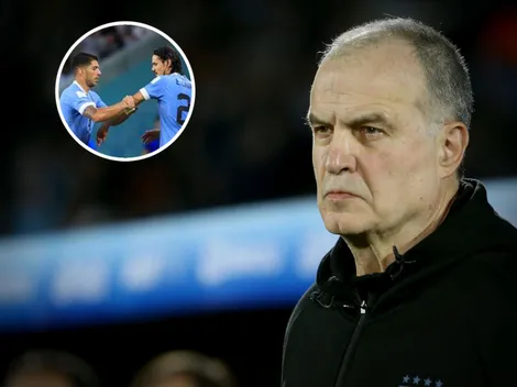 Tras la polémica, la decisión de Bielsa con las convocatorias de Cavani y Suárez que impacta en Uruguay
