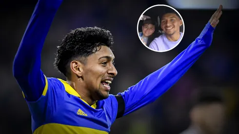 Gran gesto de Medina con un juvenil del club. Foto: Getty