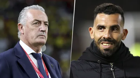 Gustavo Alfaro y Carlos Tevez