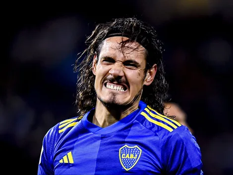 Los mapas de calor de Cavani en Boca: ¿juega más de 10 que de 9?