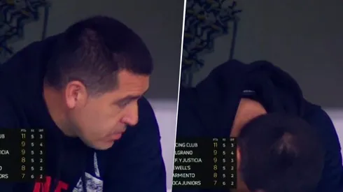 El gesto del vicepresidente. Foto: Captura TNT Sports