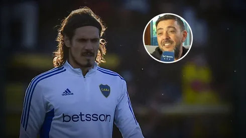 Recoba bancó a Cavani por su llegada a Boca. Foto: Getty/TyC Sports