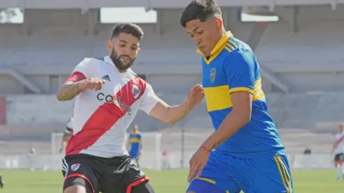 Boca vs. River por el Superclásico de Reserva. Foto: Boca Oficial