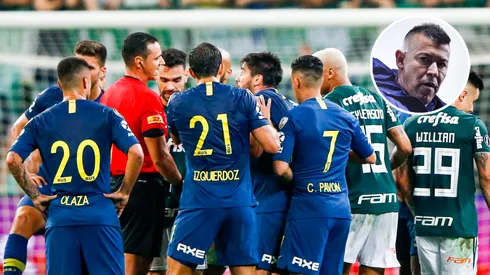 El árbitro de Boca-Palmeiras. (Getty)